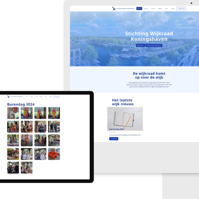 Verbindende website die de wijk(en) samenbrengt